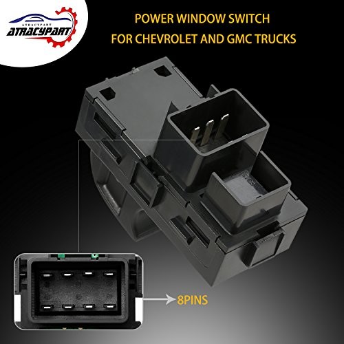 3pcs Power Window Switch Passenger Front Right, Rear Left Passenger Switch 3PCS