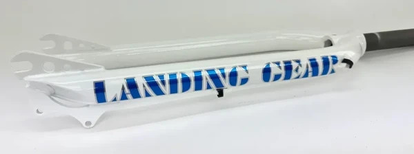 SE BMX Fork, OLDSCHOOL GT BMX DK WHITE DISC LANDING GEAR 1-1/8″ 29″ THREADLESS
