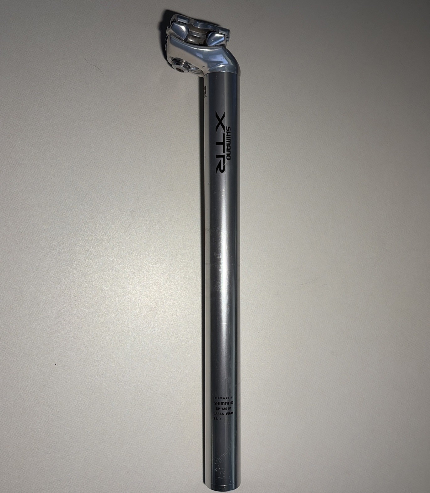 Shimano XTR SP-M910 VGC Seatpost 27.0mm Silver 305mm M910 Easton Vintage Rare