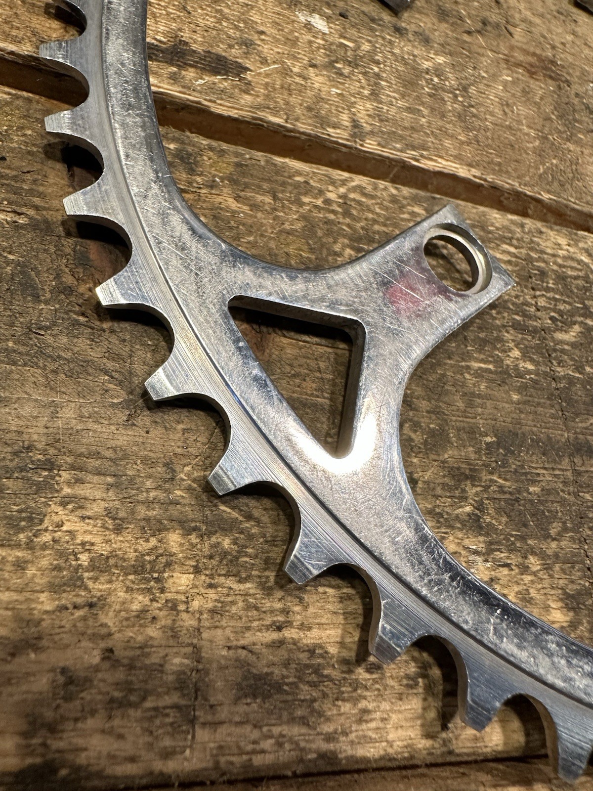 ZEUS 54 tooth 119mm bcd Chainring. Time Trail BIG RING Vintage Zeus 2000