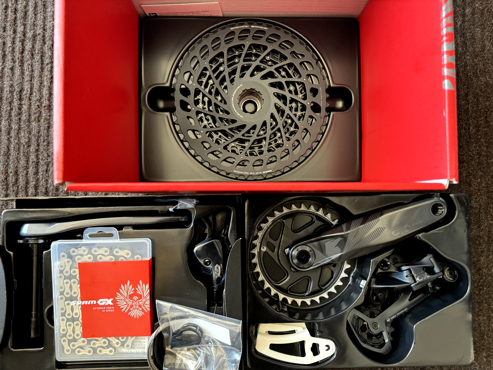 SRAM GX Eagle Dub Groupset 175 BOOST Lunar