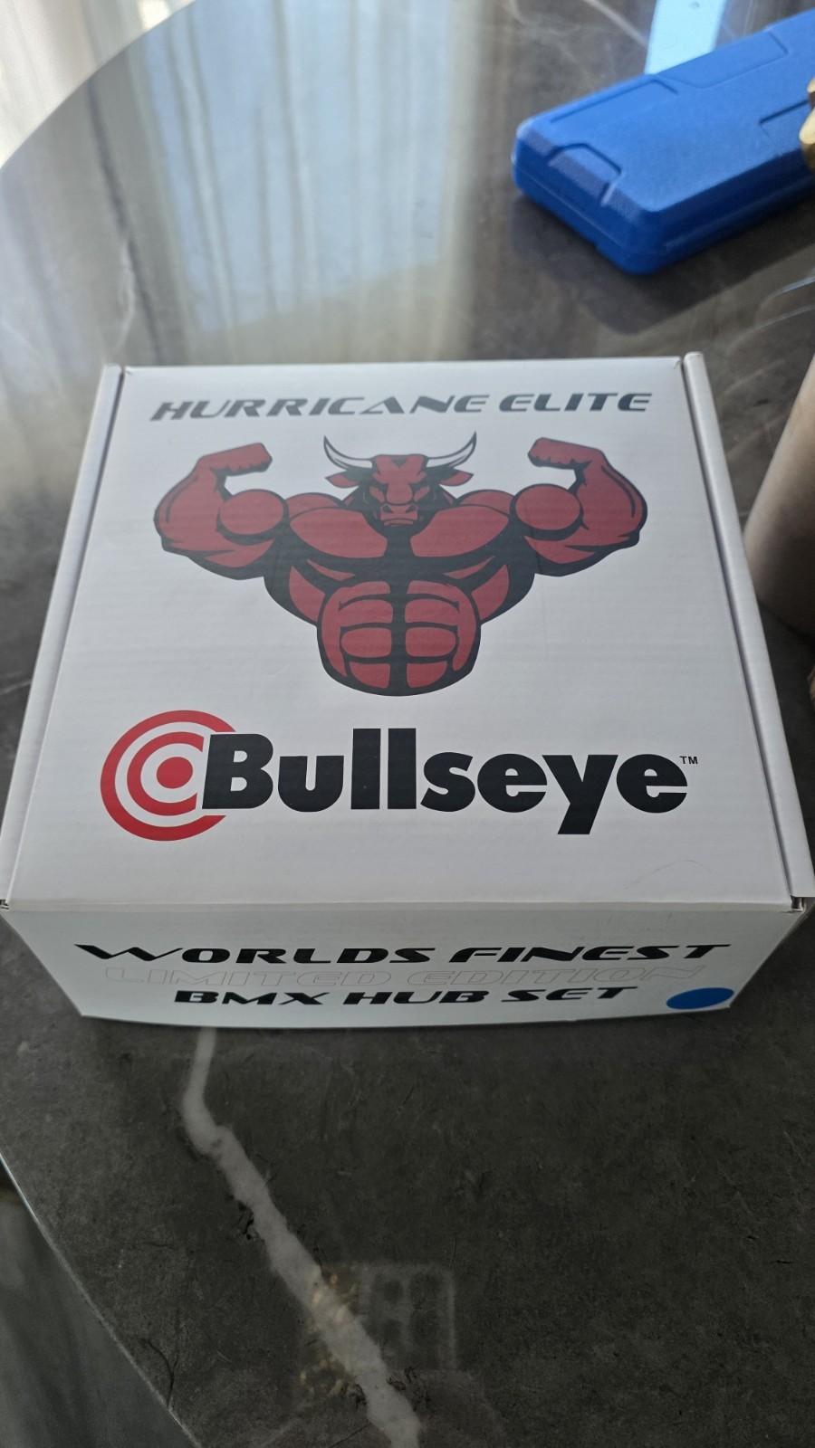 BULLSEYE 🎯 Blue Hurricane Elite Top Notch Hubs With Upgraded Volcanos Bmx Gt Se