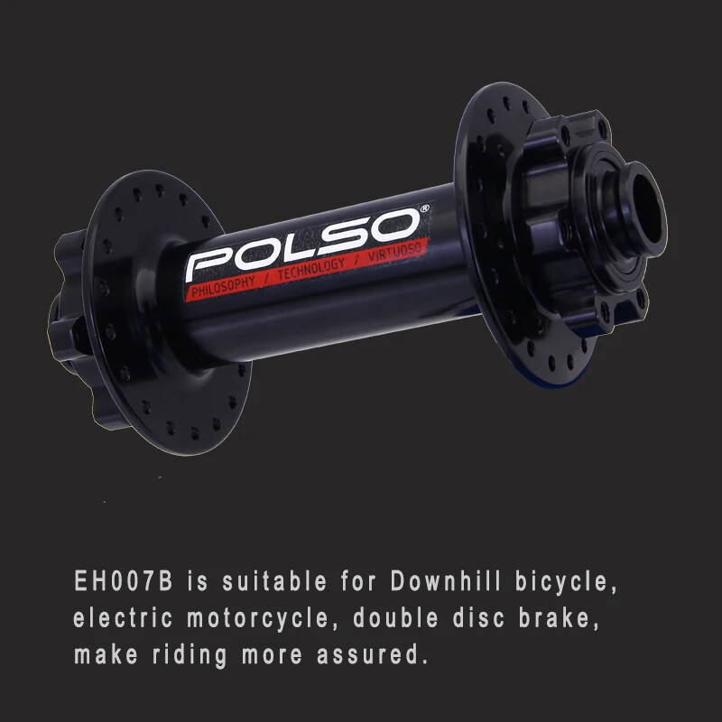 Double Disc Brake Bike Hubs 36H Electric Bicycle Front Rear Hubs 110/135/150mm