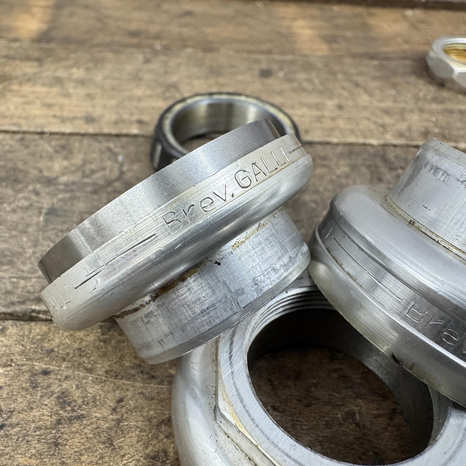 Vintage Galli 1 Inch Threaded Headset Alloy English Roller 30.2 Italy Road Bike