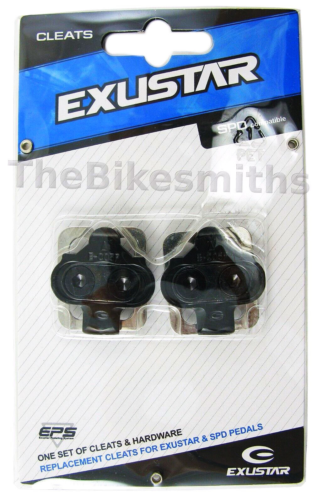 Exustar ECO5F SPD Bike Pedal Cleats fit Shimano SM-SH-51, SH-56 / Wellgo WPD 98A