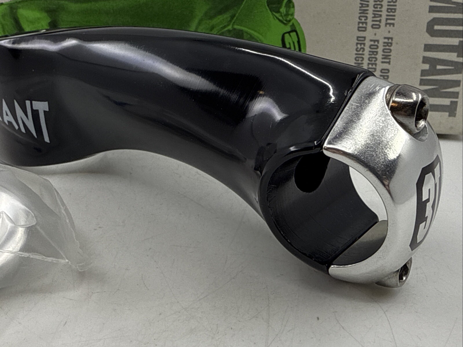 NOS 3T Black MUTANT Stem 1″ or 1-1/8″ 25.8mm Clamp 110mm Length