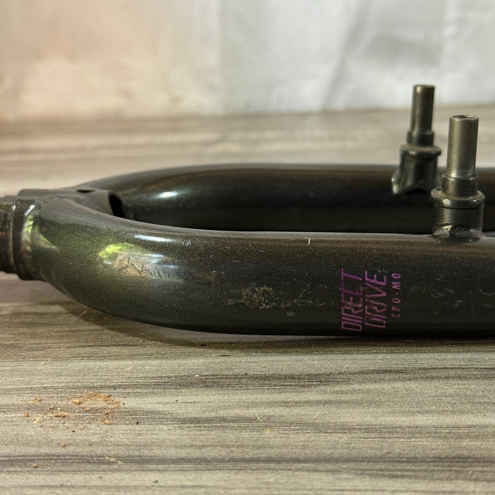 90s Specialized Direct Drive MTB Fork 1-Inch Threaded 26 123 Dark Gray