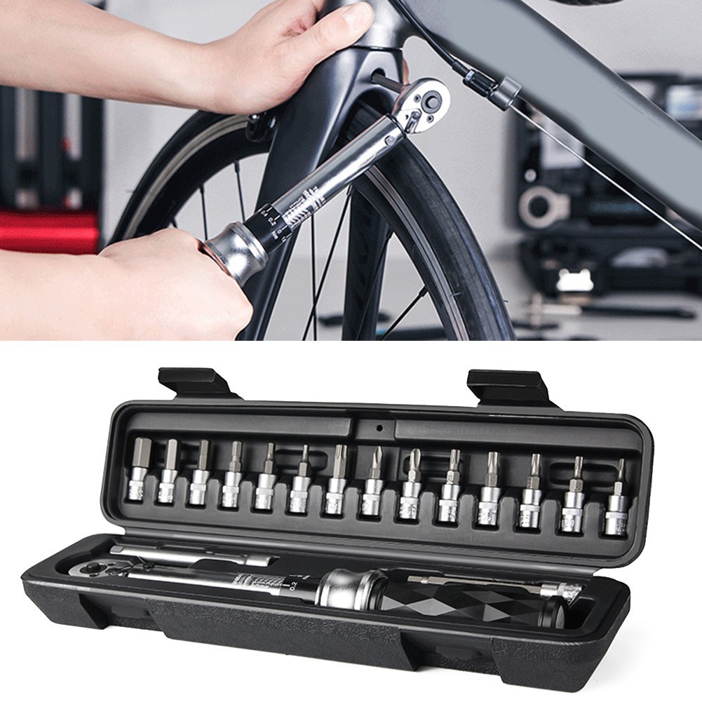 Adjustable 18in1 for torque Wrench Bike Maintenance Tool Set for Mountain Use
