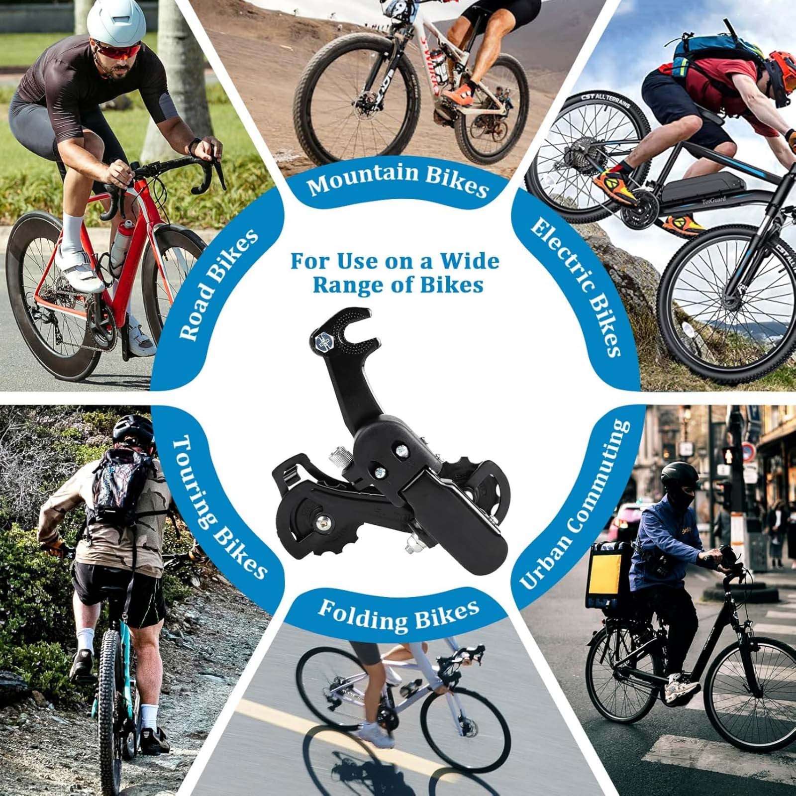 New 6/7/8 Speed Rear Derailleur For Shimano RD-TZ31 HG Chain 20T Max Front