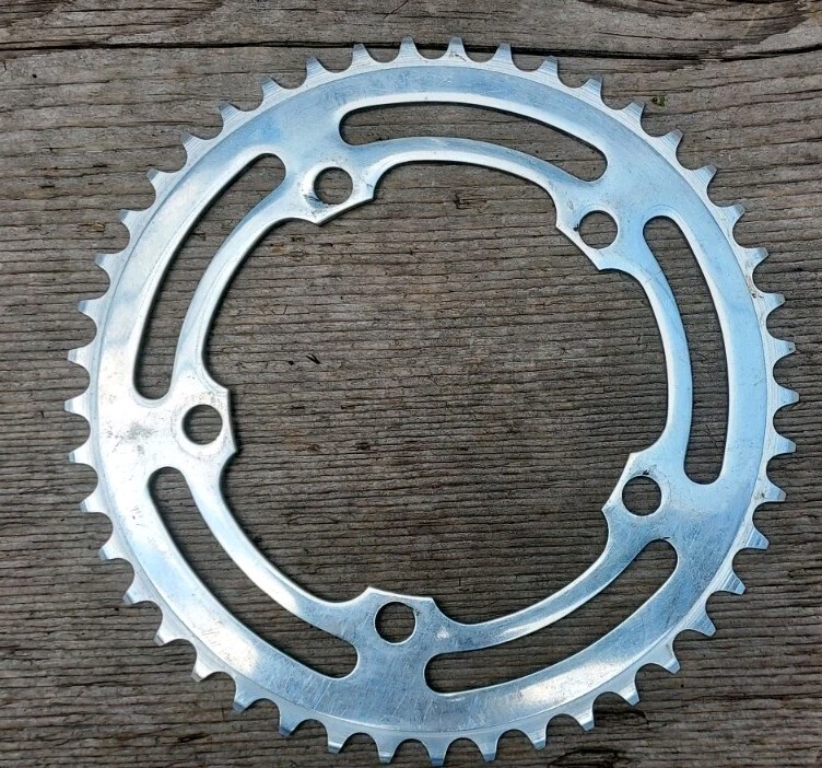 Vintage Zeus Criterium / Pista Chainring 45t, 118mm – 119mm BCD – Excellent!