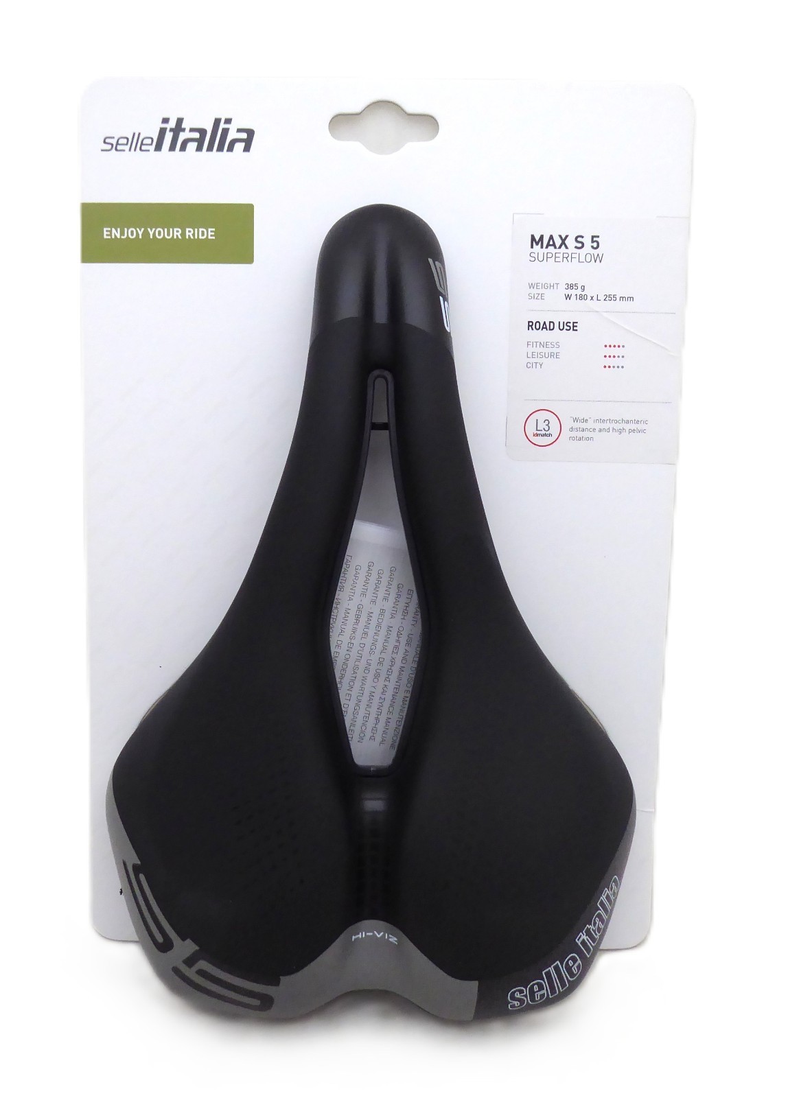 Selle Italia Max S 5 Superflow Gravel & Road Saddle – Comfort, Lightweight