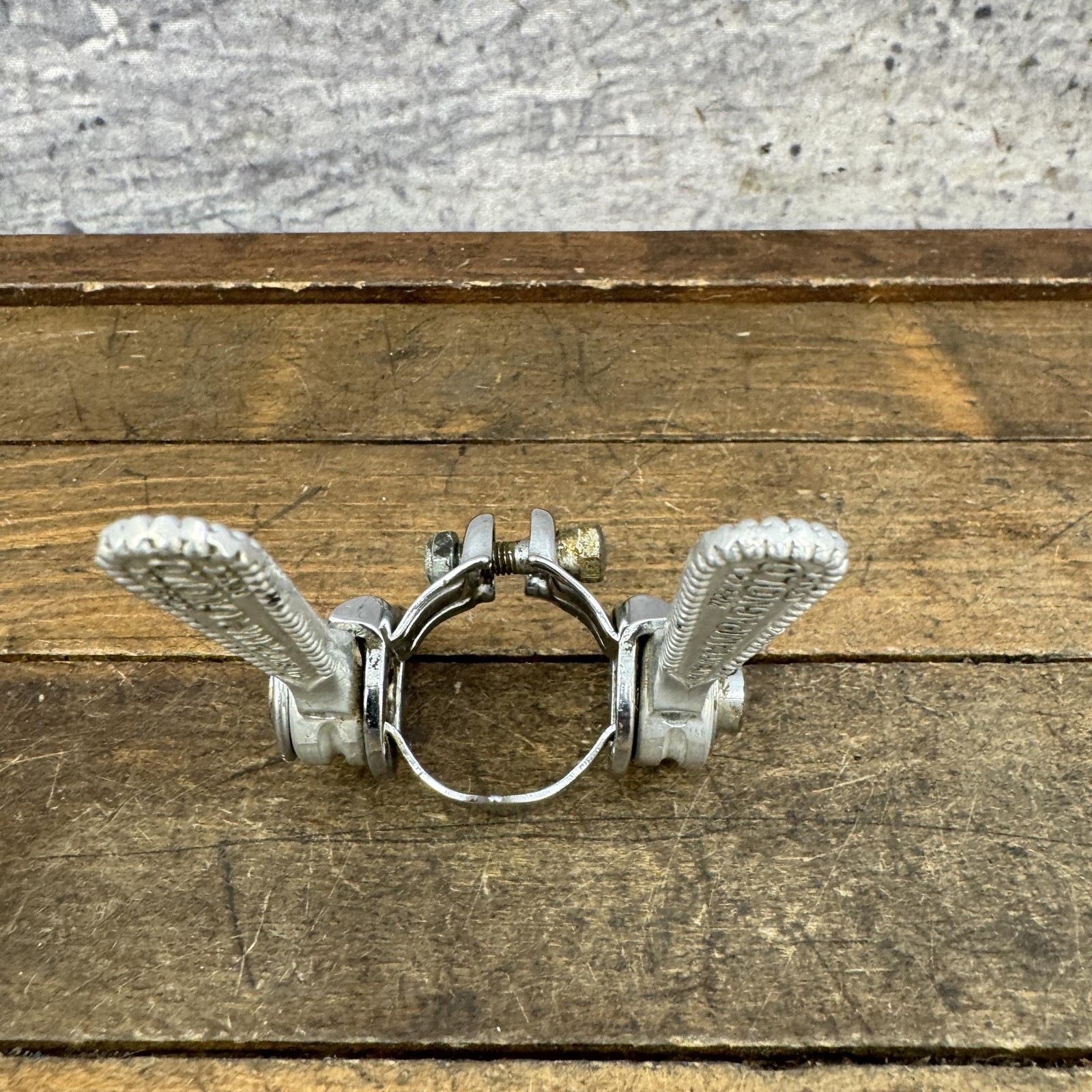 Vintage Campagnolo Record Down Tube Shifter Set Shift Lever Clamp FRiction 80s