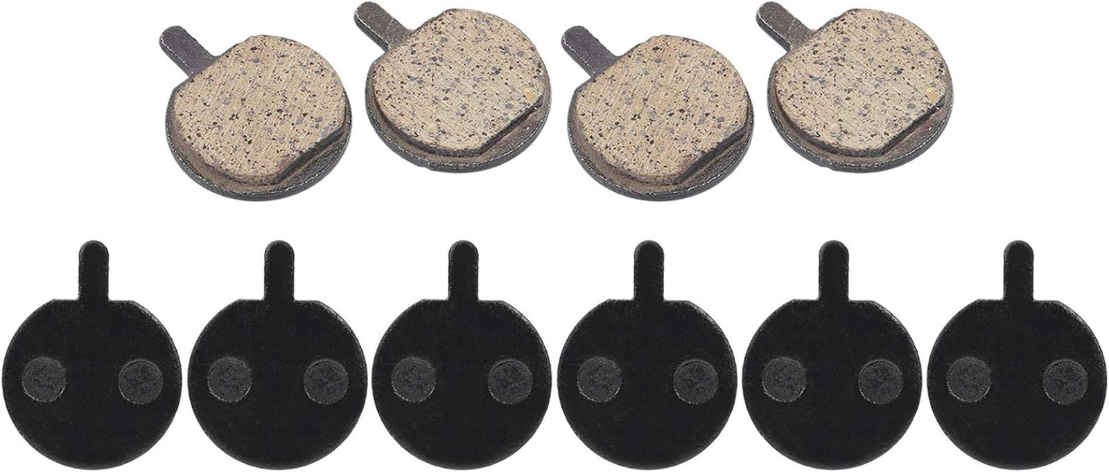 Bike Brake Pads, Bicycle Disc Resin Brakes Pad Semi Metal Smooth Braking Low Noi