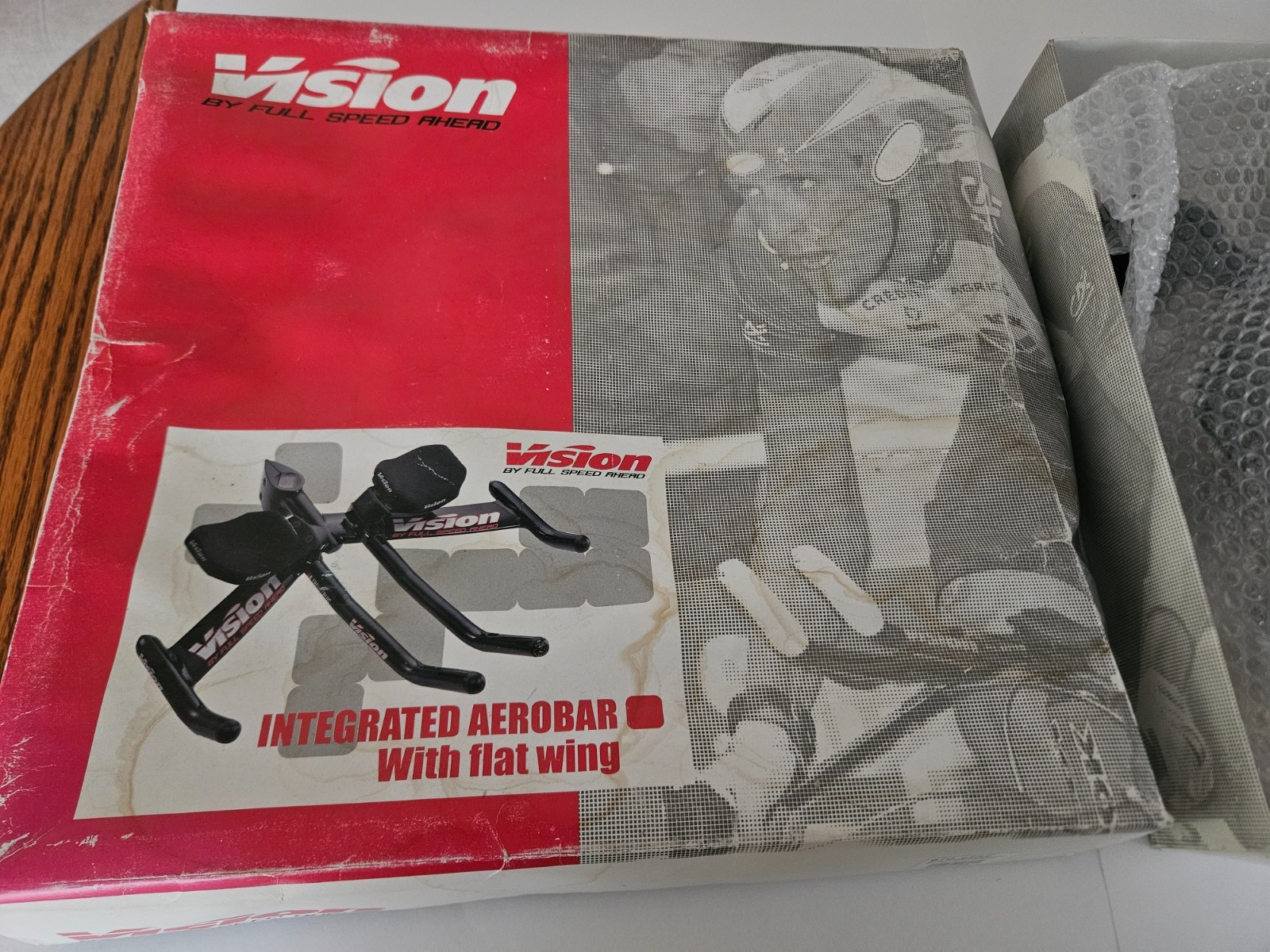 NOS FSA Vision Trimax Integrated Aero Bar 1-1/8″ x 41cm Carbon Fiber R Bend