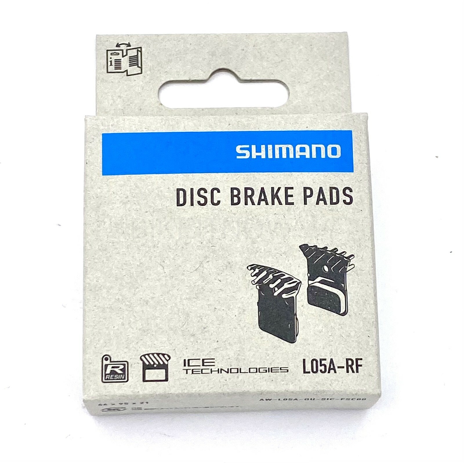 2Pairs Shimano L05A-RF Disc Brake Resin Pad w/Fin,ICE TECH,R9170,R8070,R9270