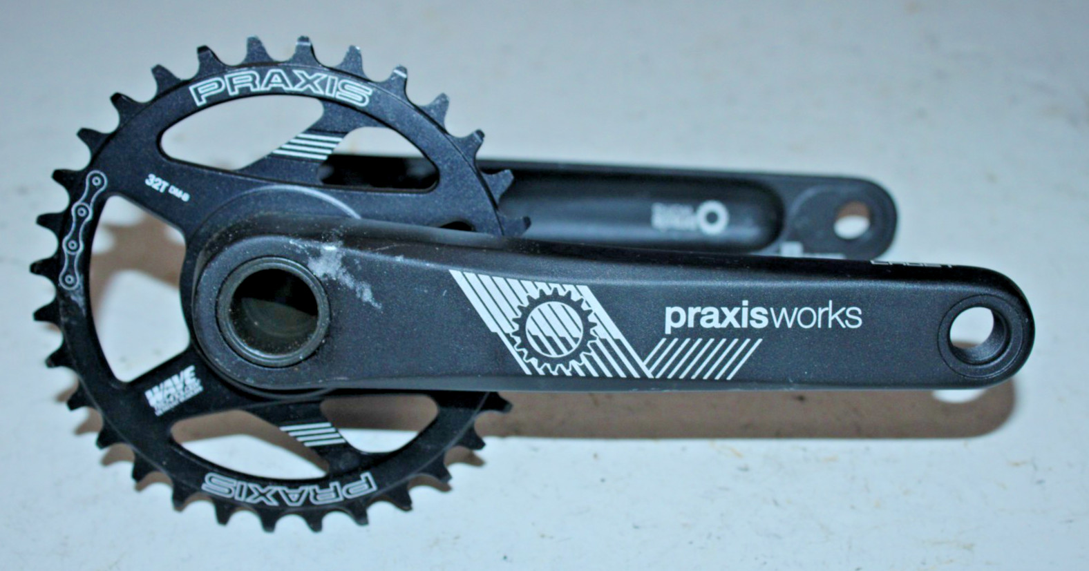 Praxis Works Cadet Single Crank Set & BB Black 175mm Center Mount 32T Gravel CX~