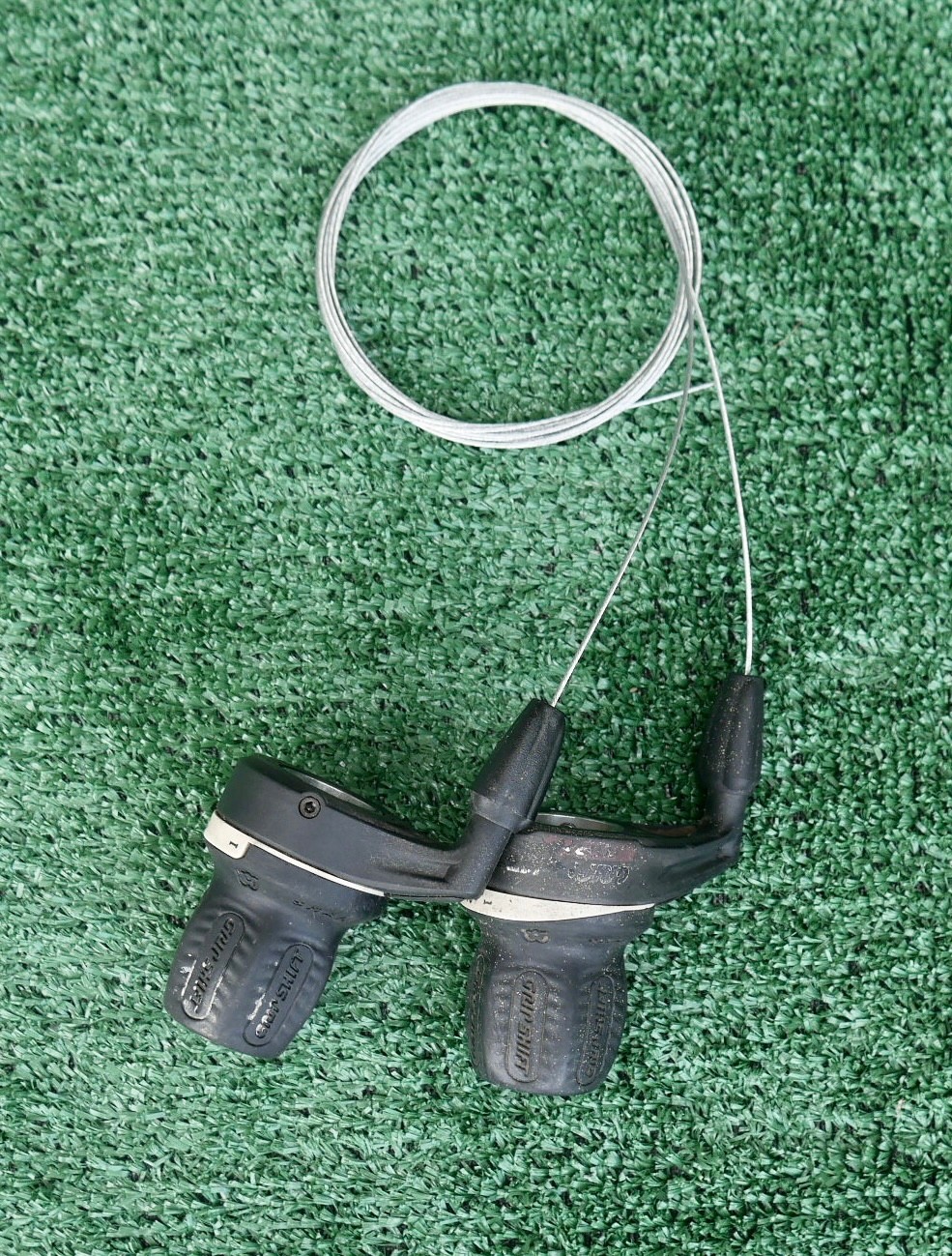 Sram MRX Grip Shift Bike Front & Rear Twist Shifters 3 x 6 Speed w/ Cables