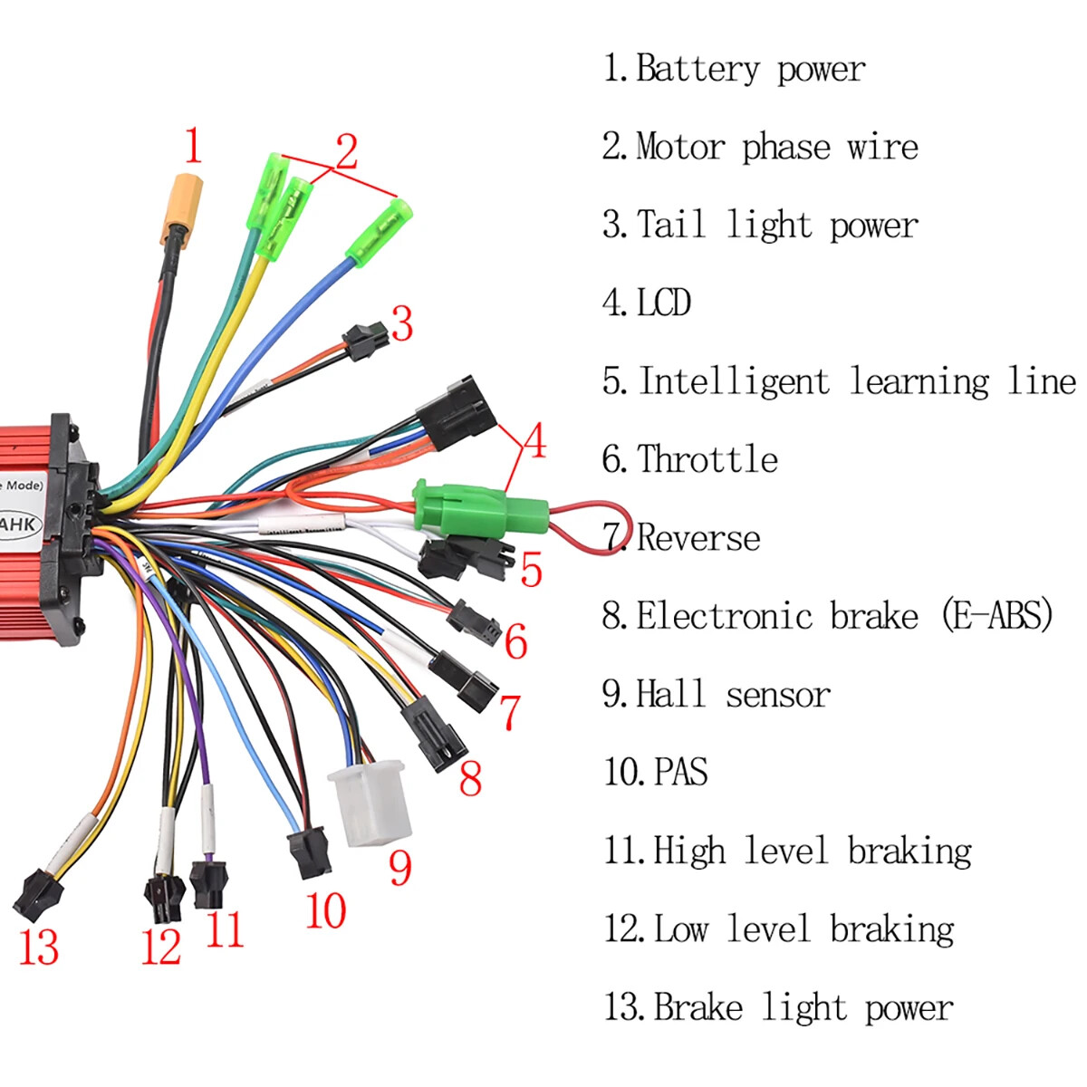 36V 250W BLDC Controller Kit Electric Bicycle 48V 350W Scooter LCD display 60V