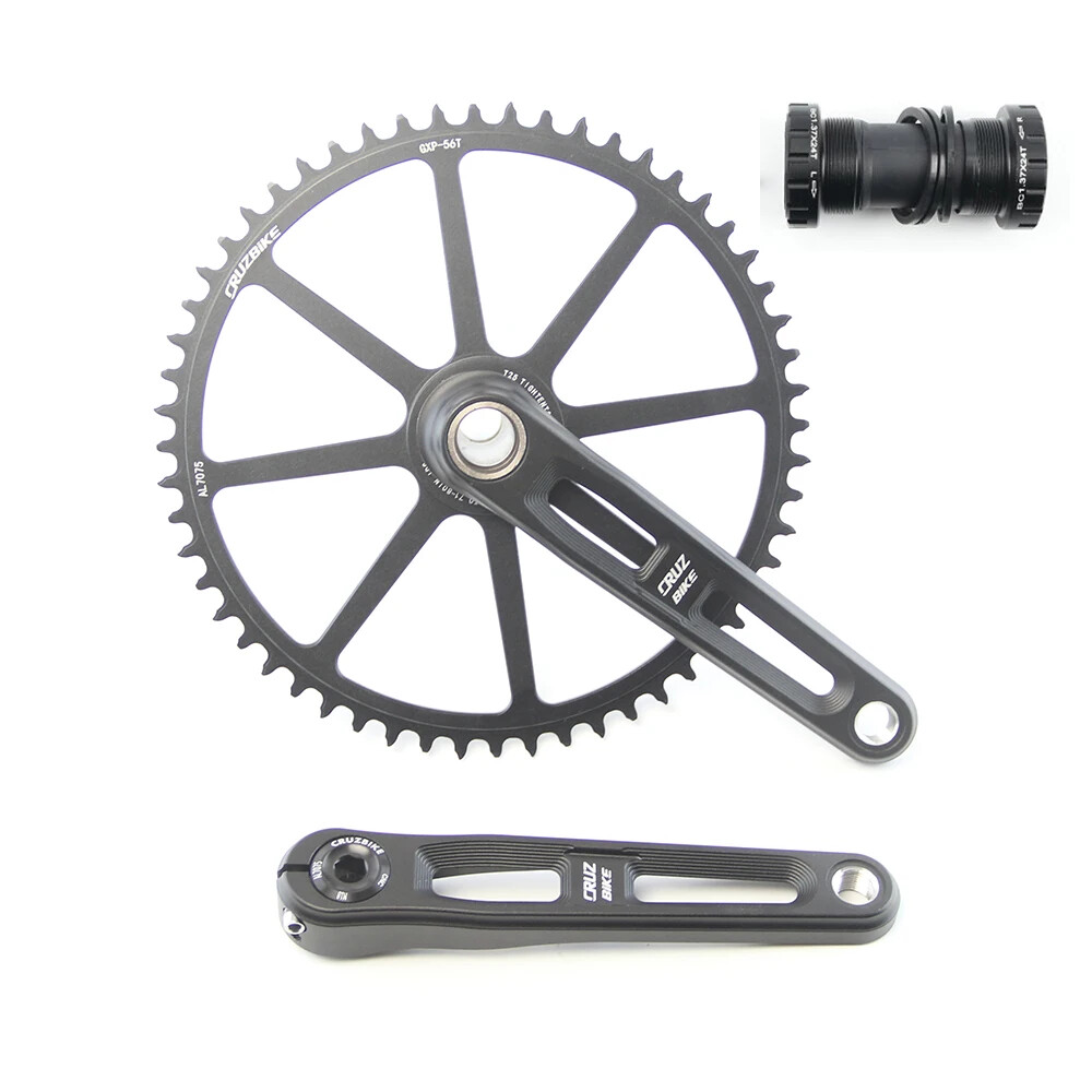 155/160/165/170/175mm Folding BIke/Road Bike Crankset BB Hollow Tech Sprocket