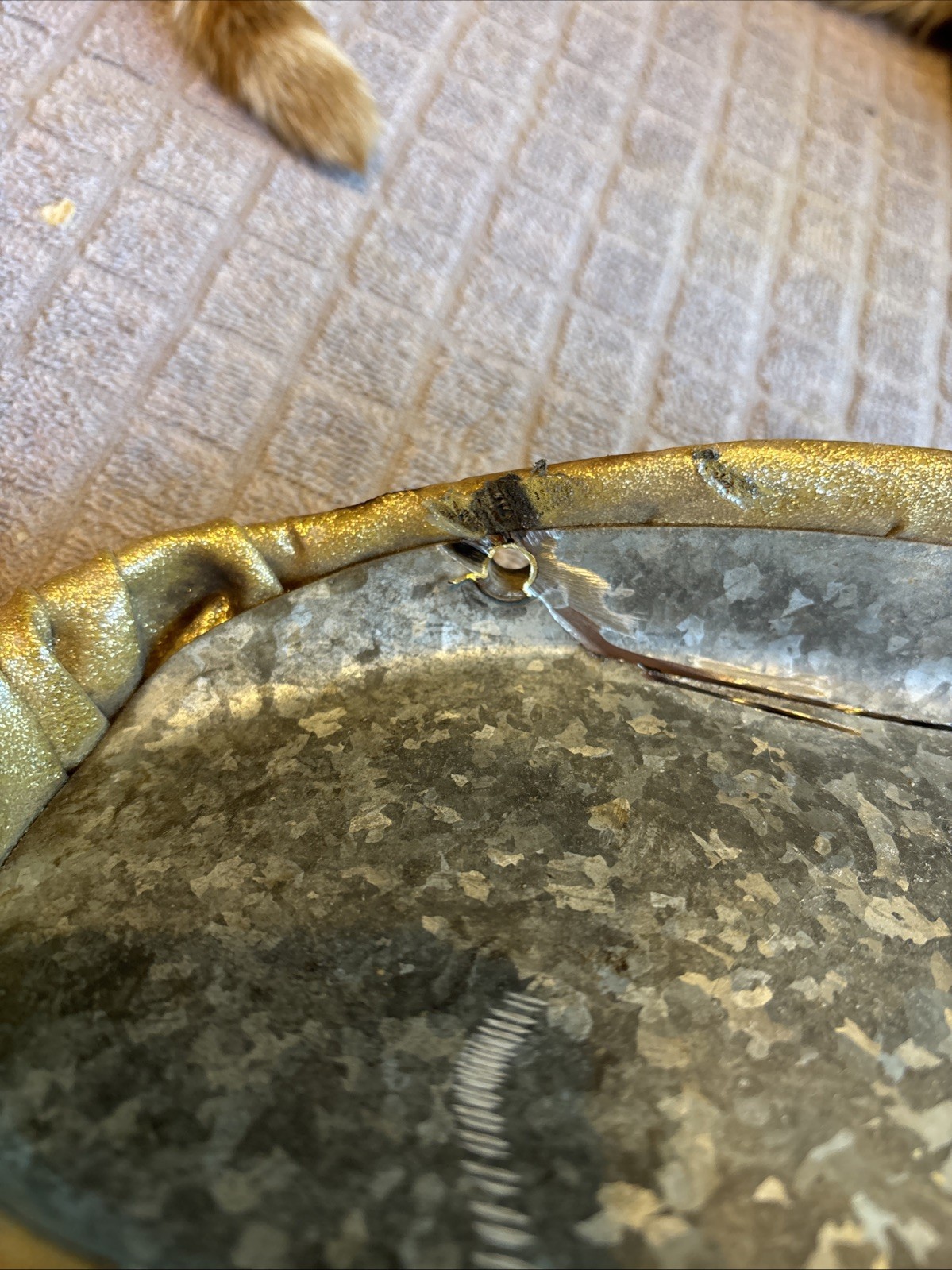 Gold Glitter 18” Banana Seat 1970’s