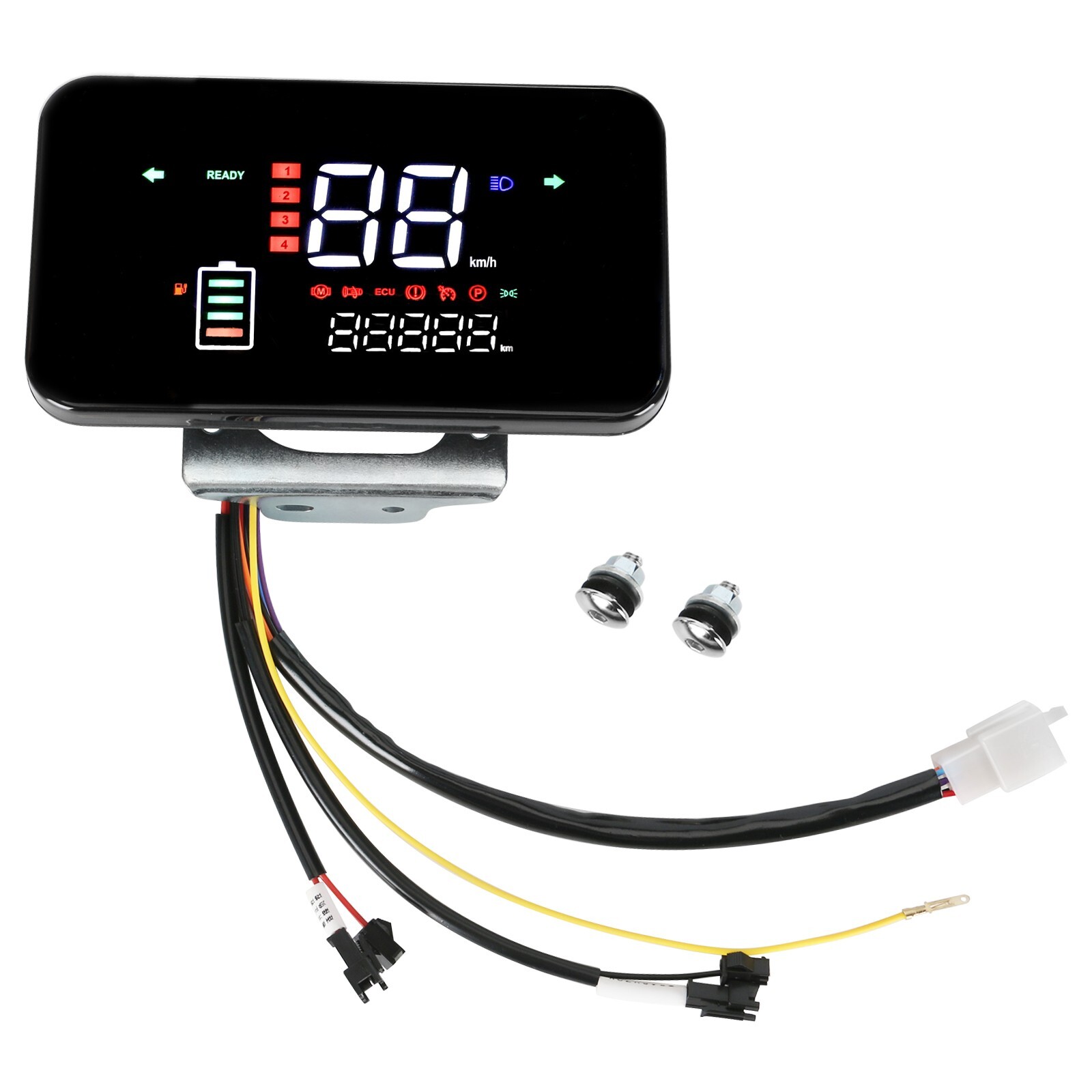 Universal 48V-72V LCD Display Meter Control Panel Gauge for Electric Scooter