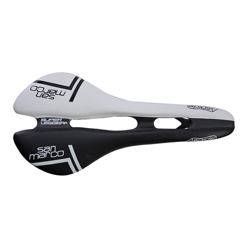 Carbon PV leather Hollow Seat Saddle 278*130mm for MTB Bike Road Bicycle Racing