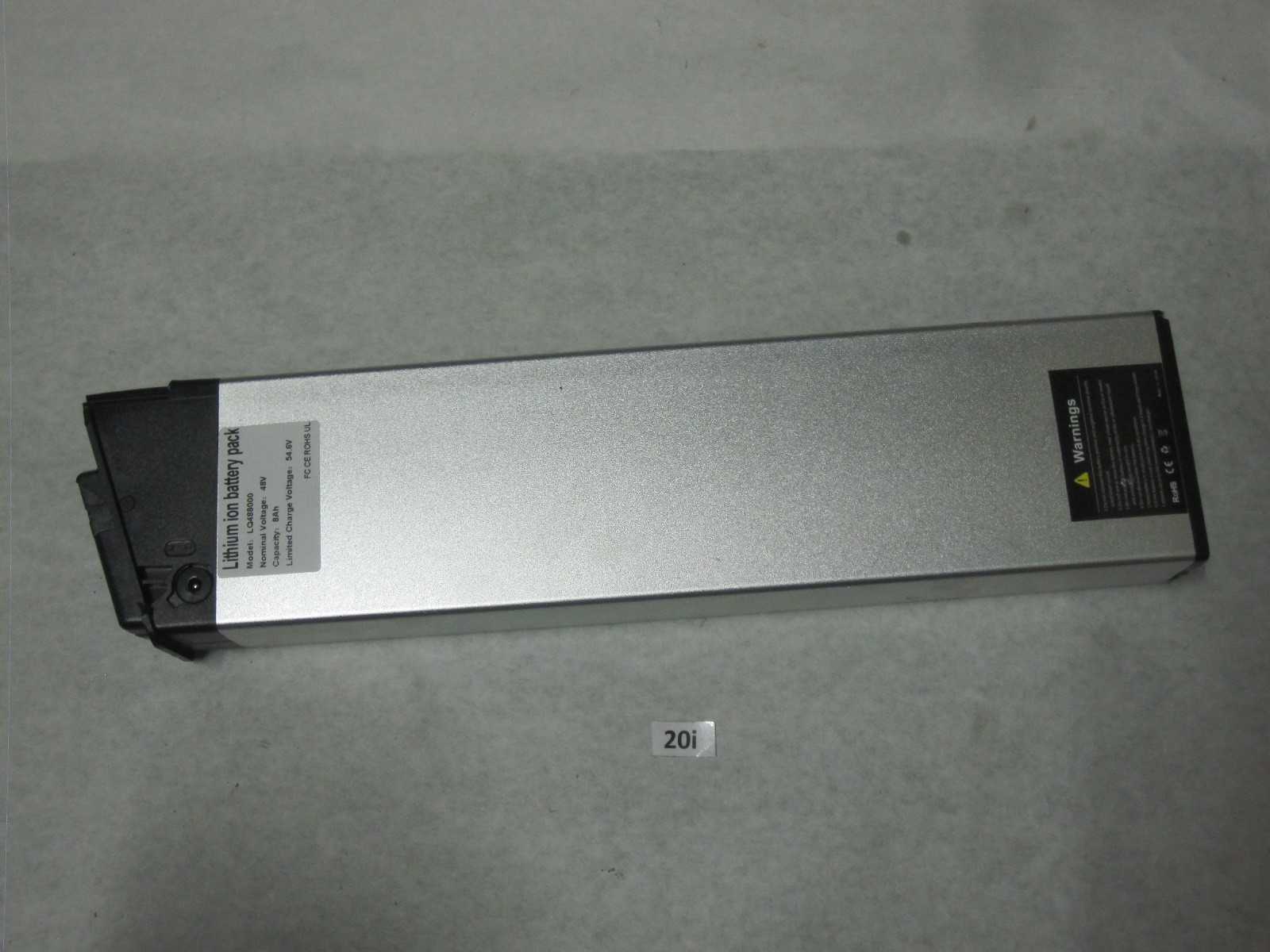 48V 8Ah Lithium Ion Battery Pack LQ488000 E-Bike Electric Scooter 54.6V Charge