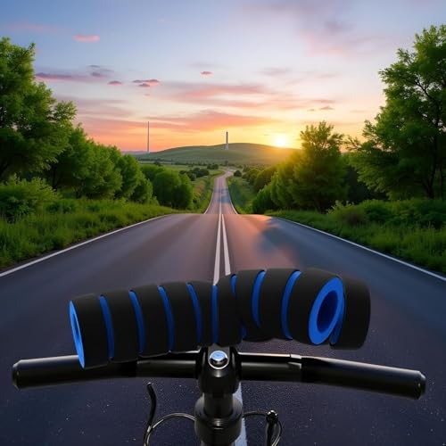 Foam Handlebar Grips, Bicycle and Motorcycle Comfort Covers for Cycling, Road