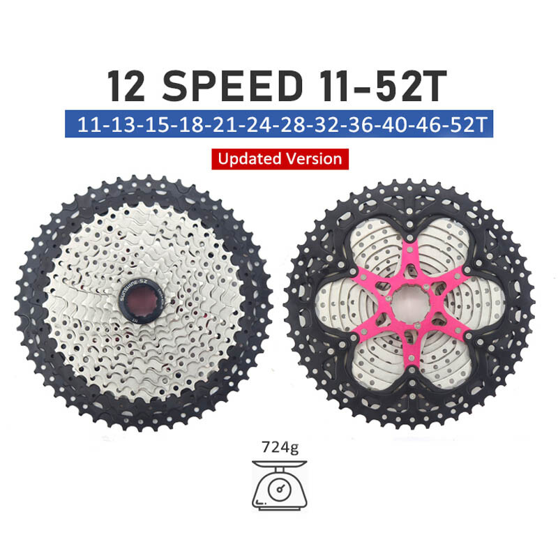 SHIMANO SLX M7100 Group 1×12 Speed MTB Groupset 50T/52T Cassette KMC Chain 4 Pcs