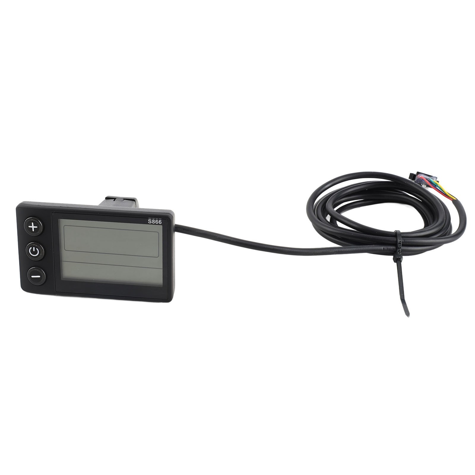 S866 LCD Display Meter 24V 36V 48V E-Bike Scooter Control Panel with SM Plug