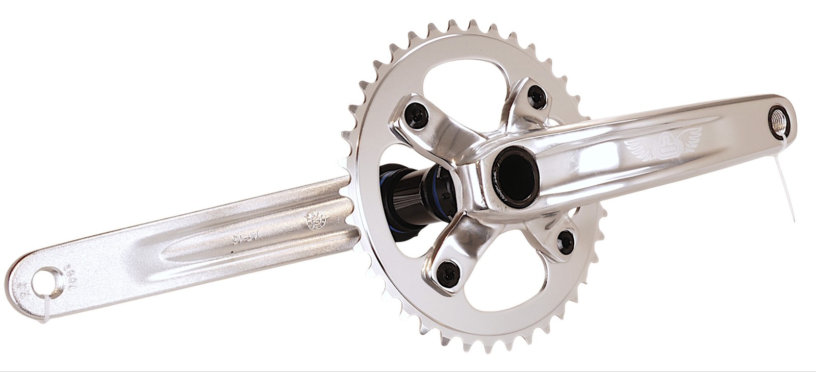 SE Racing 24mm spindle alloy BMX bicycle 2 piece crankset w/ Euro Outboard BB –