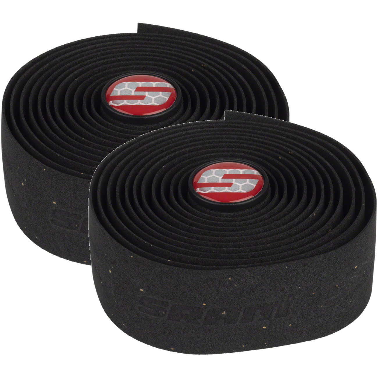 SRAM SuperCork Bar Tape Bundle Durable Synthetic Cork, Black, 2-Pack for