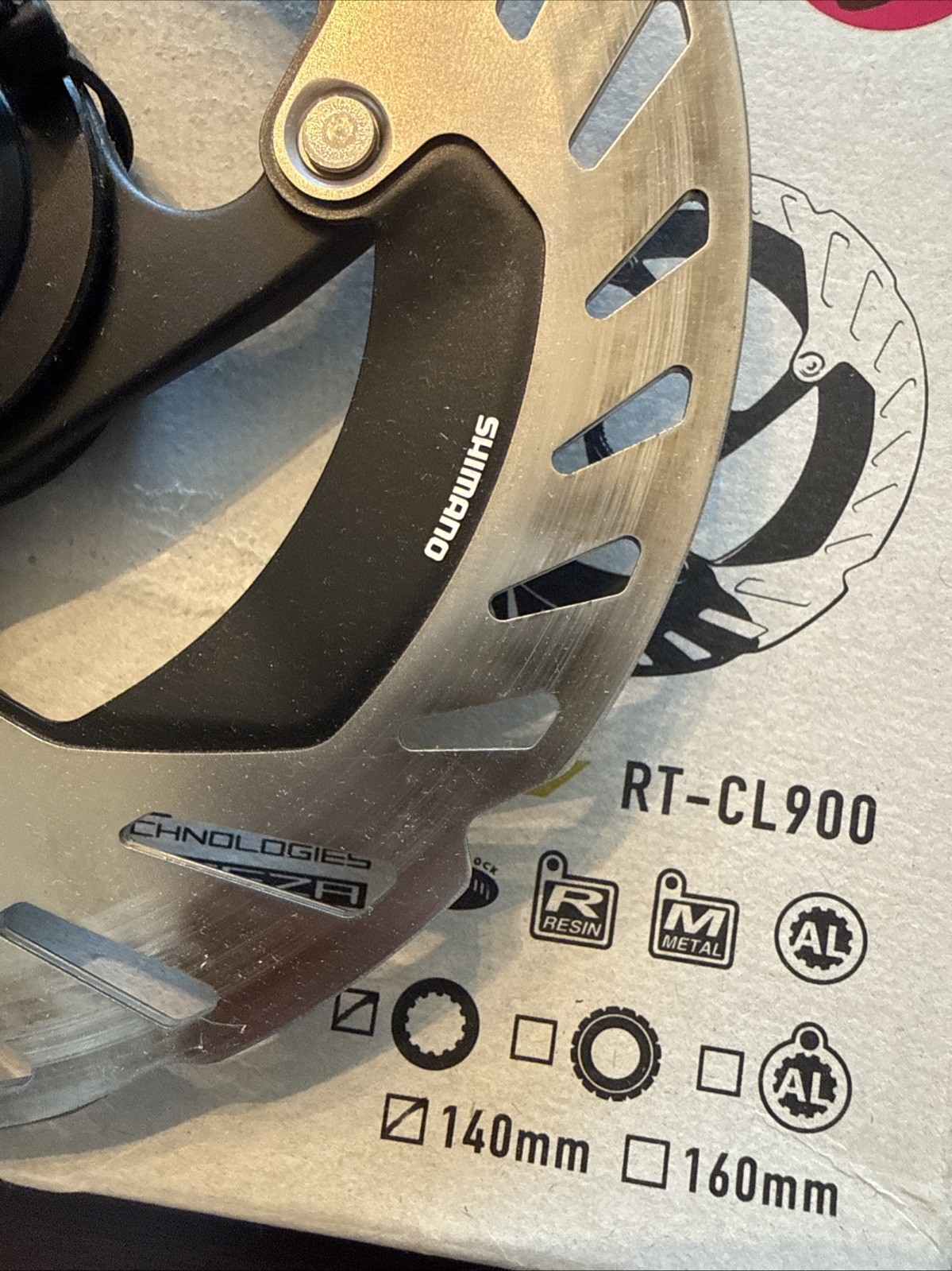 Shimano Disc Brake Rotor RT-CL900 140 mm
