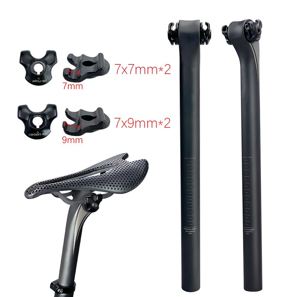 Carbon Fiber Bike Seatpost Lightweight 370mm 27 2mm 30 8mm 31 6mm for MTB