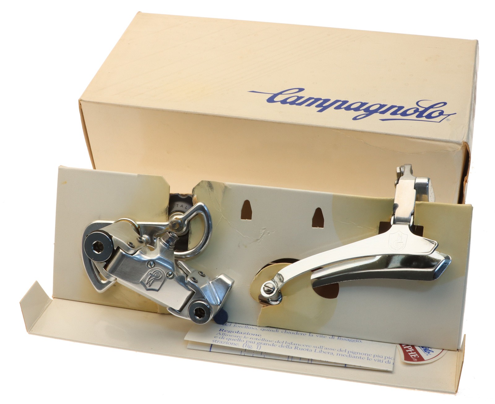 Campagnolo Triomphe Gruppo Kit Front & Rear Derailleur Shifters NOS NEW NIB