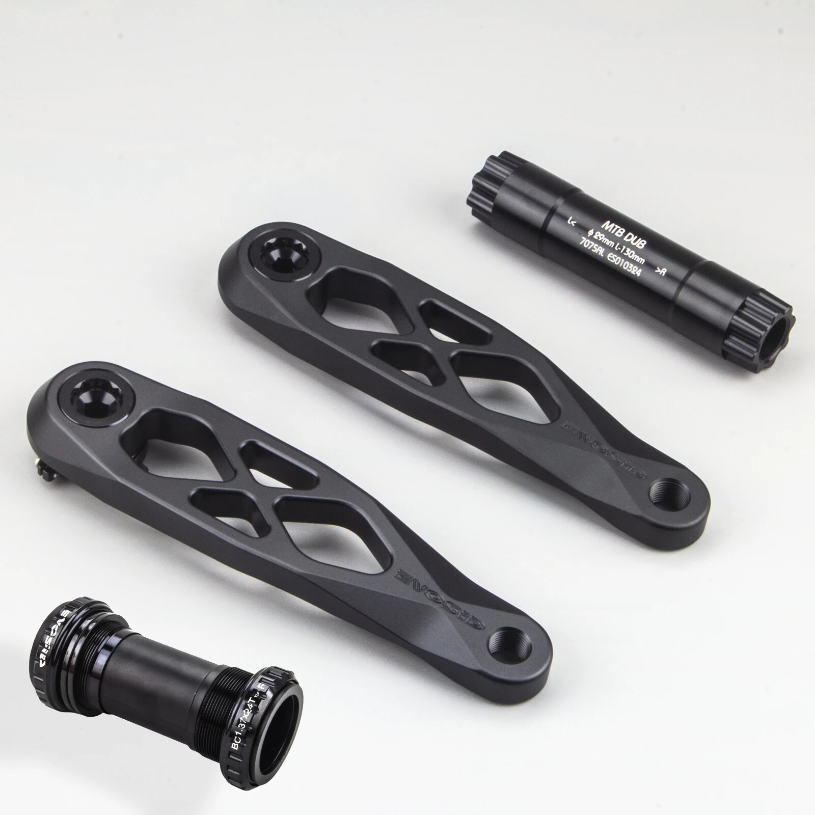 MTB Crankset 170mm R-SPEC Trail Enduro Bicycle DUB 29 Hollow Crank Spindle CNC