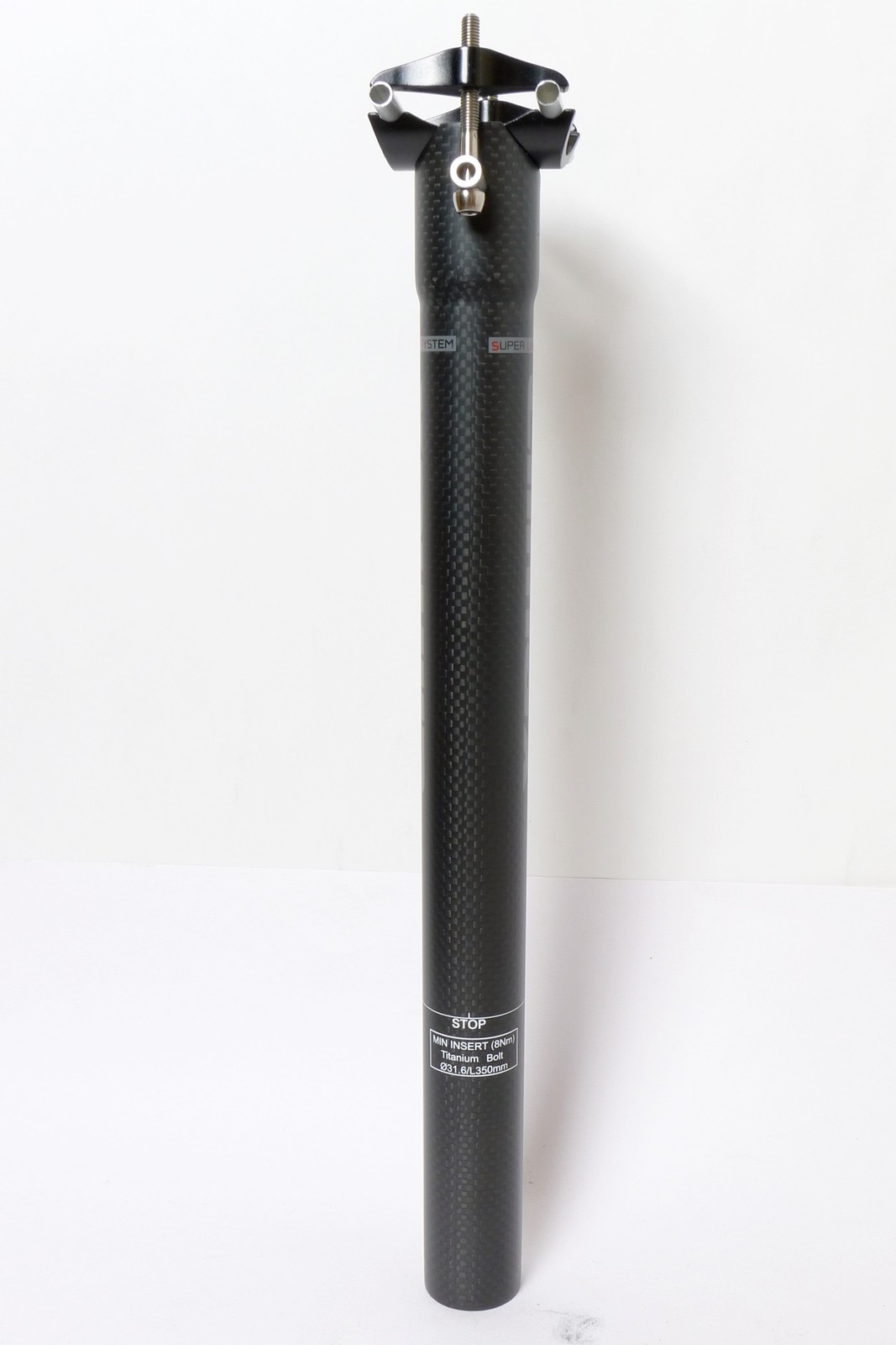 140g,31.6x350mm Climax SP02D1 3K MAtt carbon Seatpost Road MTB bike Black