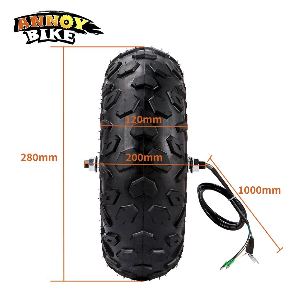 14.5 inch Gear Hub Motor Wheel High Torque 40 N.M Electric Wheelbarrow Cart
