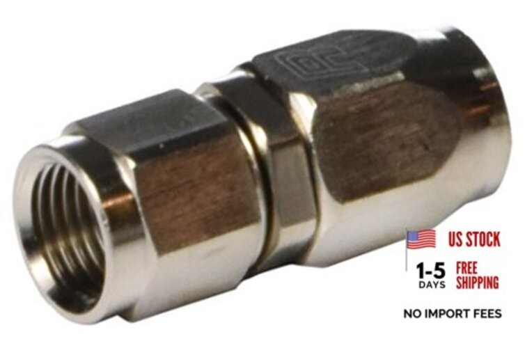 Endura Anodized Aluminum -6AN Straight Hose End – 1 Count (Pack of 1)
