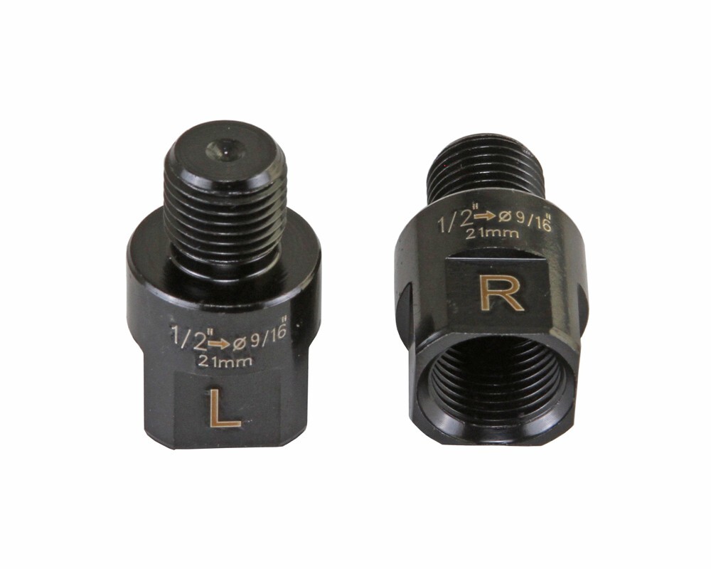 ALTA Bicycle Pedal Adapter Converter Fits 1/2″ Cranks & 9/16″ Bike Pedals.