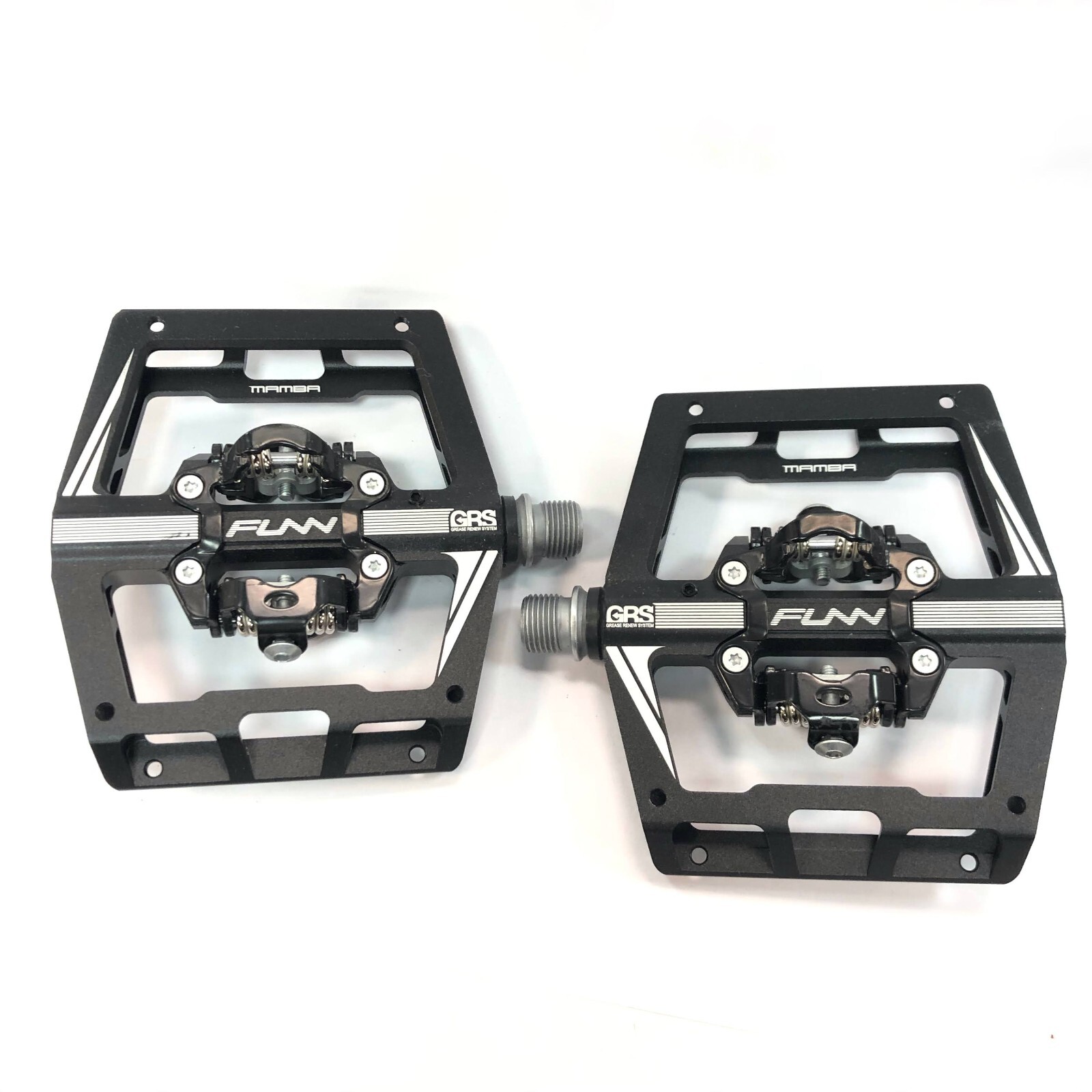 Funn Mamba Double-Sided Clipless Pedal,9/16-inch CrMo Axle(Black)- Nearly New
