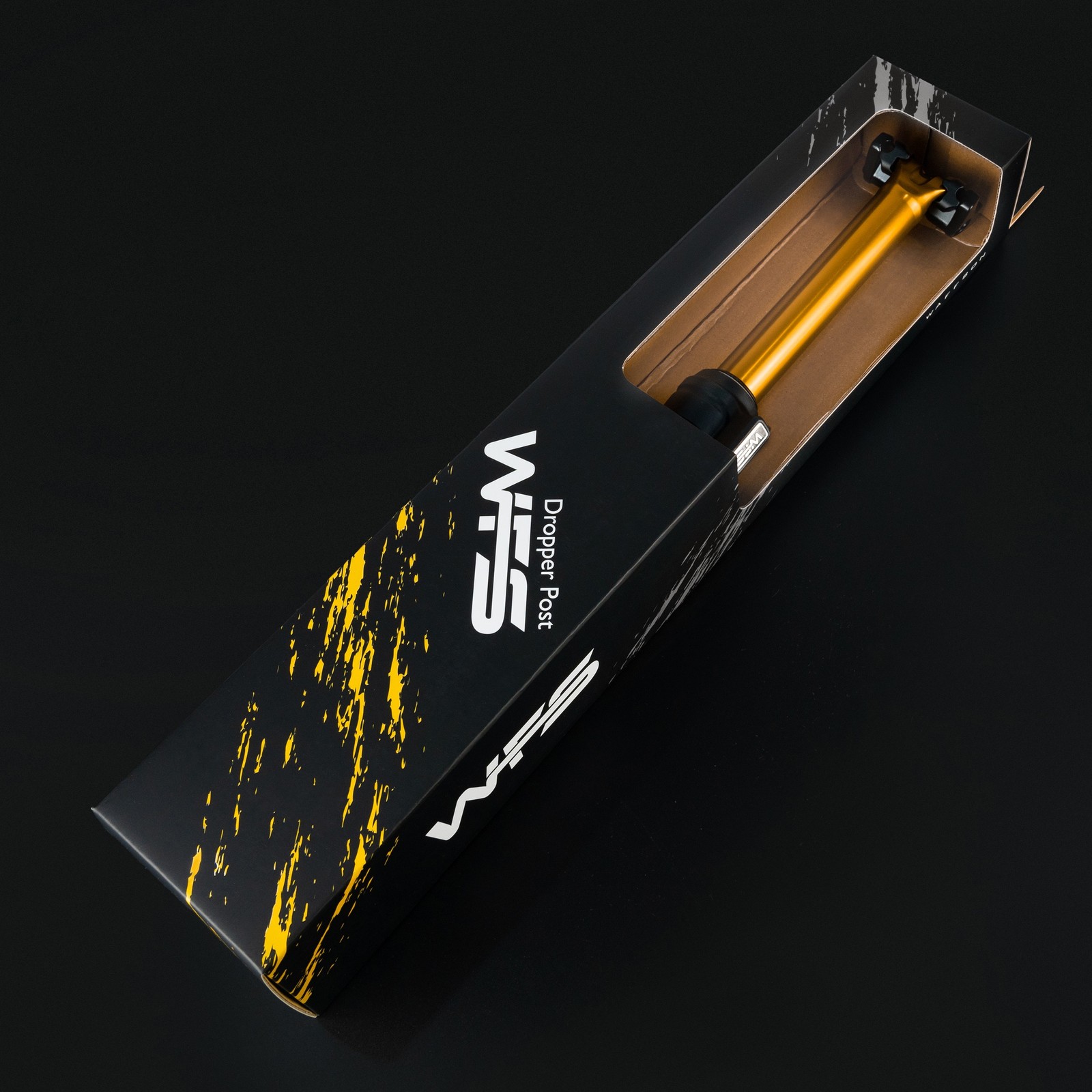 WFS Vresa Remote External Dropper Post 30.9X410 mm Travel 125mm, Gold