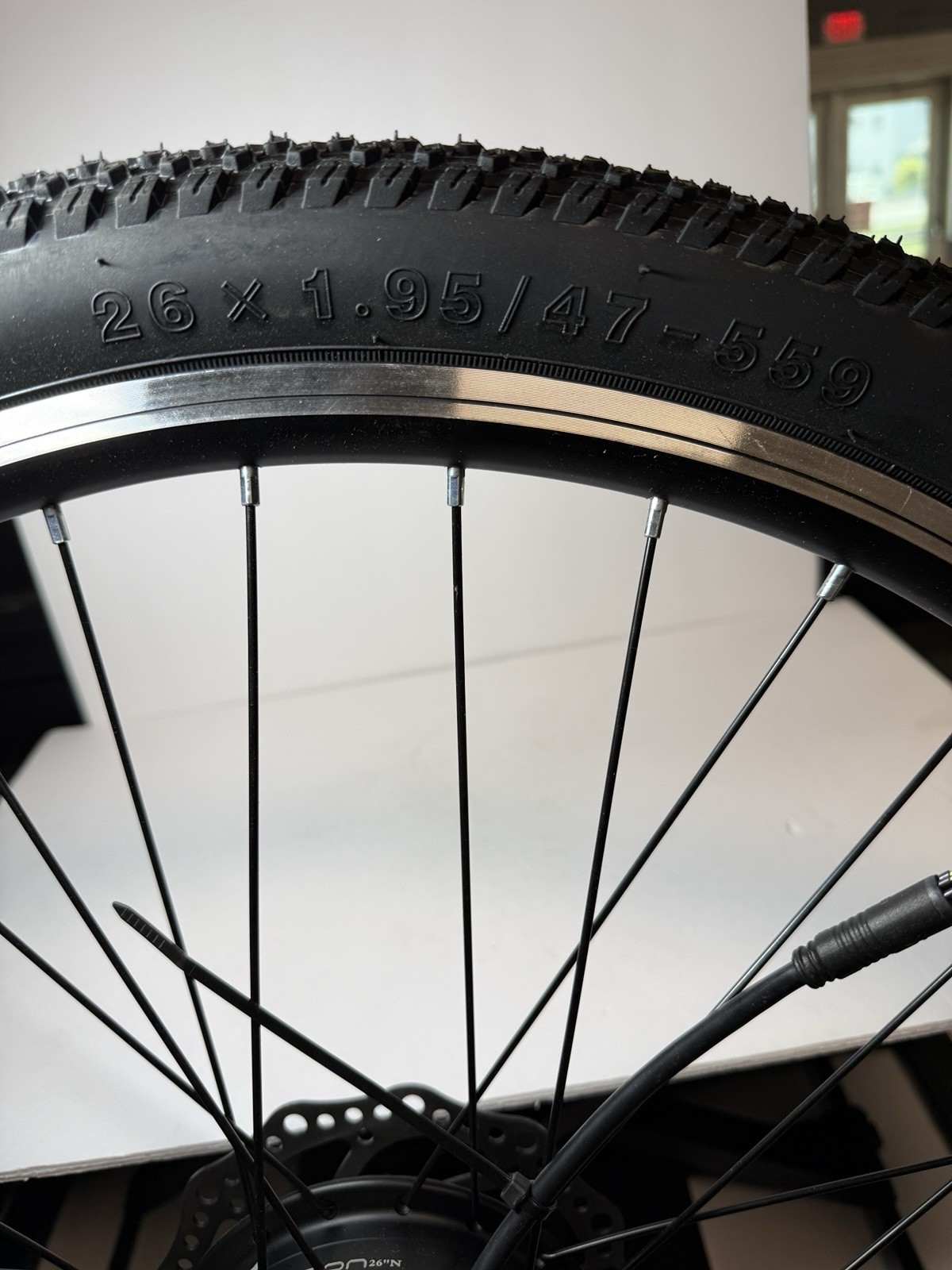 Jasion E-Bike 26 Tire for Electric Bicycles with Sprocket and Hub 36v Bikes