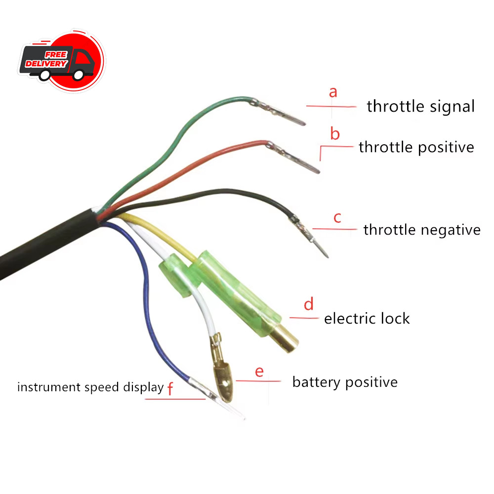 Electric Bike Twist Throttle 36v 48v Grip Speed Display Brushless Controller Kit