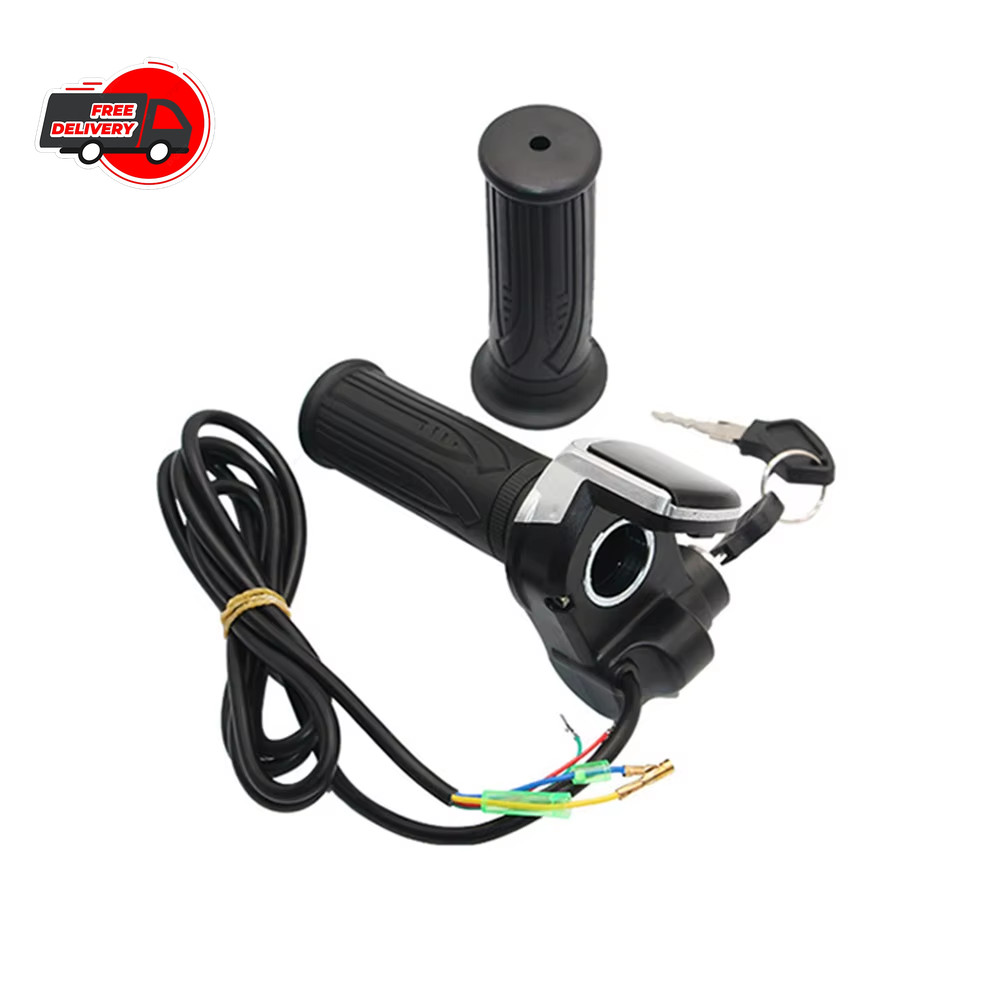Electric Bike Twist Throttle 36v 48v Grip Speed Display Brushless Controller Kit