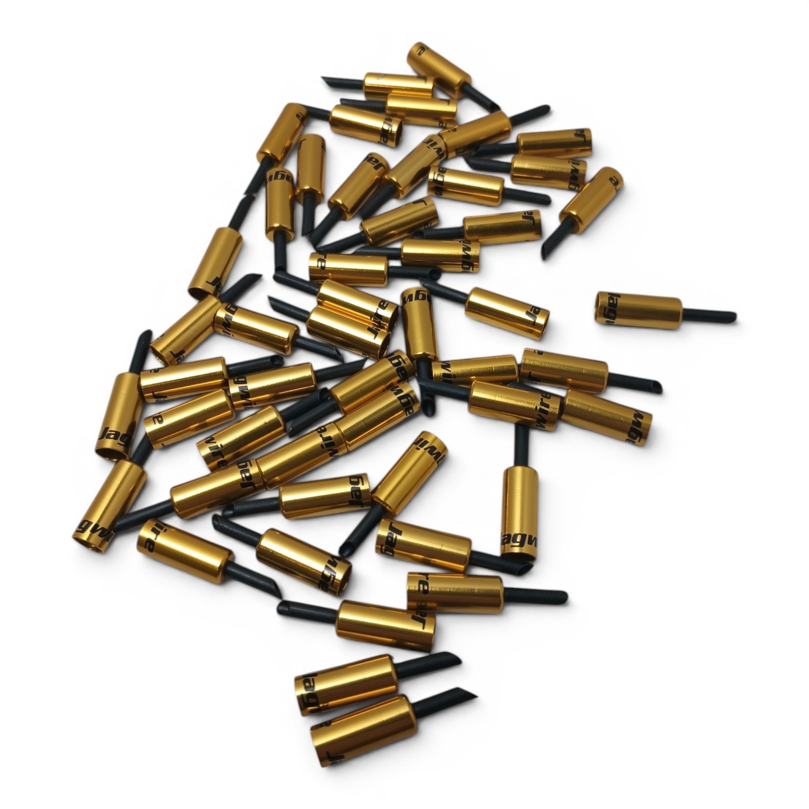 Jagwire 5mm Lined End Cap Gold Alloy 50pcs BOT060OJ