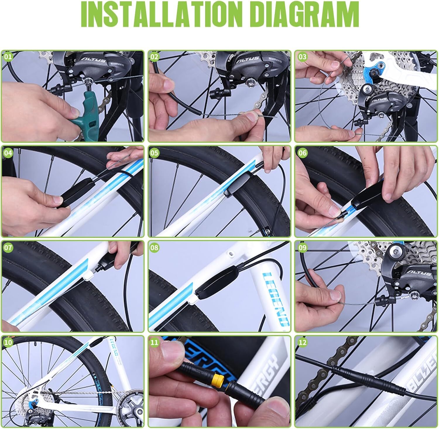 For BAFANG Metal Gear Sensor Shift Sensor Mid Drive BBS BBSHD Motor Conversion