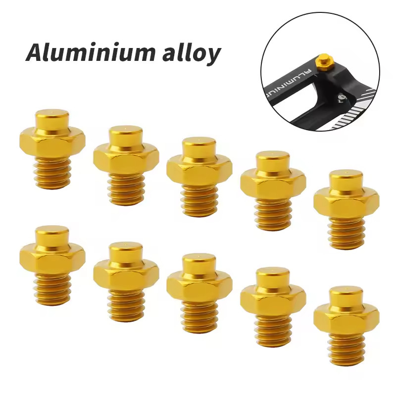 10pcs Pedal Bolts M4 Pedal Screws Aluminum Alloy Anti-skid Pedal Pin Bike Parts