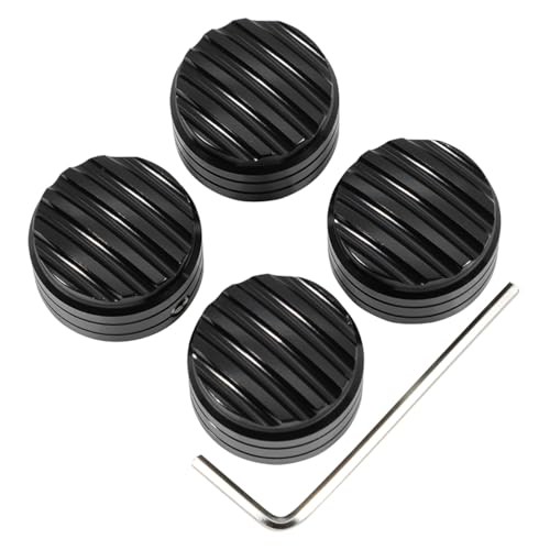 Motorcycle Head Bolt Screw Cap Cover Plug Protector Fit for Triumph Black