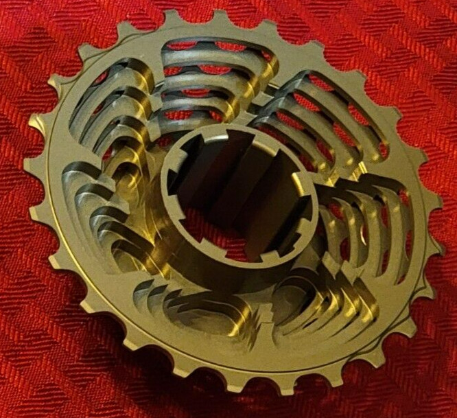 Token Tk95C 9 Speed Road Campy Cassette 12-25T 107 Gr, W/O Lockring 113gr